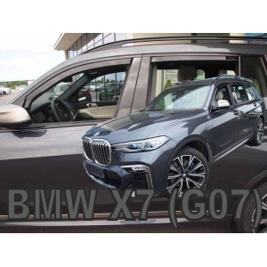 Ветровики для BMW X7 G07 2018+ 5D (вставные, кт - 4шт) (Heko) 11181