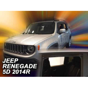 Вітровики для Jeep Renegade 2014+ 5D (вст., 4шт) (Heko) 19127