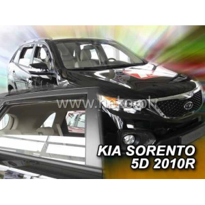 Ветровики для Kia Sorento 2009+ 5D (вст., 4шт) (Heko) 20146