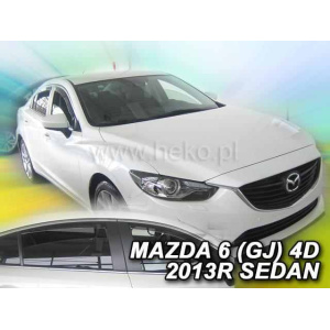 Вітровики для Mazda 6 (III) 2012+ Sedan (Heko) 4D (вставні, 4шт) 23160