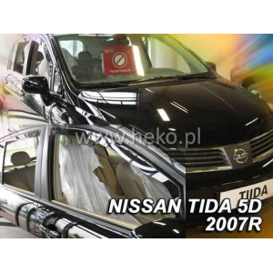 Вітровики для Nissan Tiida 2006 -2011 5D (вставні, кт - 4шт) HB (Heko) 24269