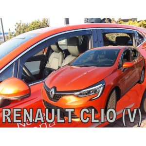 Ветровики для Renault Clio V 2019+ 5D (вставные, кт - 4шт) HB (Heko) 27015