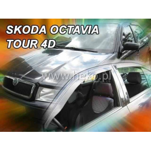 Ветровики для Skoda Octavia A-4 1996-2005 Combi (вставные, 4шт) (Heko) 5D 28311