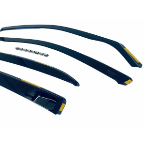 Ветровики для Skoda Octavia A-5 2004 -2013 Combi (вставные, 4шт) (Heko) 4D 28318