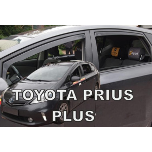 Ветровики для Toyota Prius Plus 2011+ (Heko) 5D (вставные, 4шт) 29653