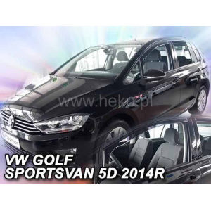 Вітровики для Volkswagen Golf SPORTSVAN 2014+ 5D (вст, кт-4шт) (Heko) 31198