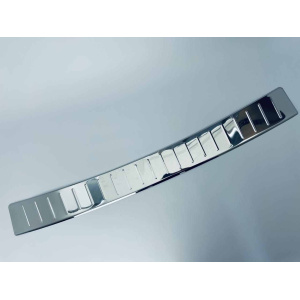 Накладка на задній бампер для Volkswagen Passat B8 2015- SW=комби "Хром-нерж (TAN24)