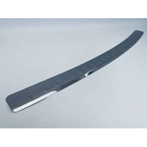 Накладка на задний бампер для Renault Koleos 2008-2016 Чорний-хром (TAN24)