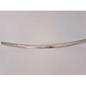 Накладка на задний бампер для Hyundai Santa Fe 3 2012-2018 Хром-нерж (TAN24)