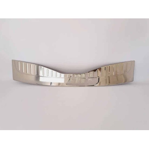 Накладка на задній бампер для Renault Megane 4 SW 2017+ "Хром-нерж" (TAN24)