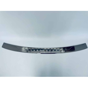 Накладка на задній бампер для Volkswagen Caddy 2015-2019 "Хром-нерж" (TAN24)