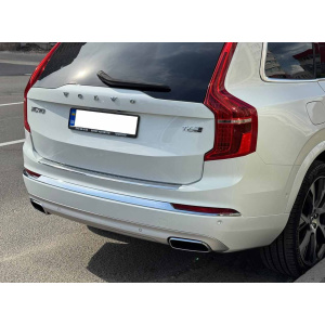 Накладка на задний бампер для Volvo XC90 II 2015 > Хром-нерж (TAN24)