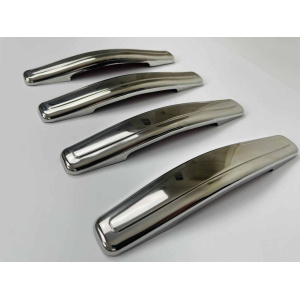 Накладки на ручки для Dacia Duster 2010- хром-нерж, 4 шт (TAN24)