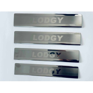 Накладки на пороги для Dacia Lodgy 2012+ 4шт (TAN24)