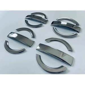 Накладки на ручки для Fiat Doblo 2000-2008 хром-нерж, 4 шт (TAN24)