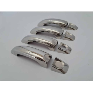 Накладки на ручки для Volkswagen Amarok 2010+ хром-нерж, 4 шт (TAN24) Dr P. Çelik