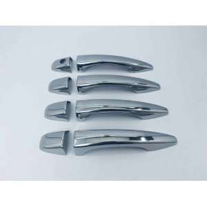 Накладки на ручки для Citroen C-Elysee / 301 / Citroen C3-C4 10- хром-нерж, 4 шт "" (TAN24)