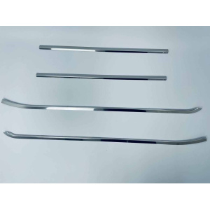 Окантовка окон для Fiat Doblo 2009-2017 4шт (TAN24)