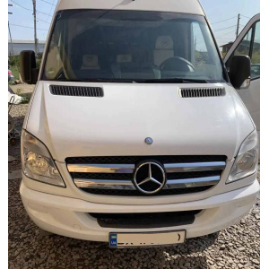 Накладка на переднюю решетку для Mercedes Sprinter 906 2006-2013 4шт (TAN24)