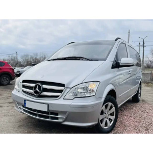 Накладка на переднюю решетку для Mercedes Vito 639 2010-2014 4шт (TAN24)