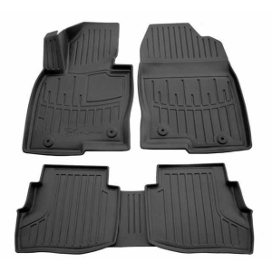 3D коврики для Mazda CX-9 (2016-...) с бортиками 30 мм (Stingray)