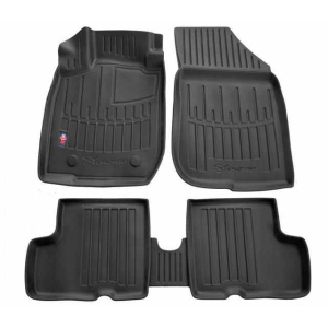 3D коврики для Dacia Duster (2010-2015) 2WD с бортиками 30 мм (Stingray)
