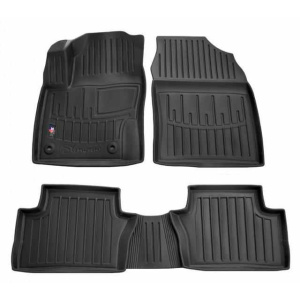 3D коврики для Toyota IZOA EV (2019-...) с бортиками 30 мм (Stingray)