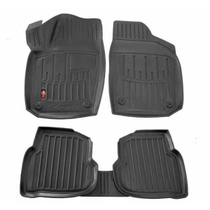 3D коврики для Volkswagen Polo Sedan (2010-...) с бортиками 30 мм (Stingray)