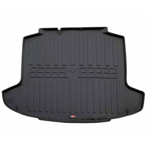 Килимок в багажник для Skoda Rapid (2012-2019) Liftback з бортиками 30 мм (Stingray)