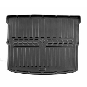 Коврик в багажник для Volkswagen ID4 (2020-...) PRIME верхня поличка с бортиками 30 мм (Stingray)