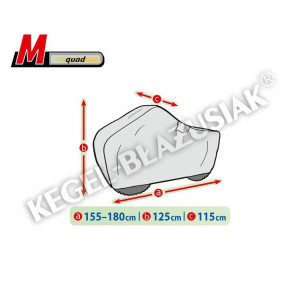 Чехол-тент для квадроцикла M Quad 155-180 х 125 х 115 см