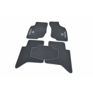 Килими салону ворс для Тойота Hilux (2005-2015) / Сірі 5шт - AVTM