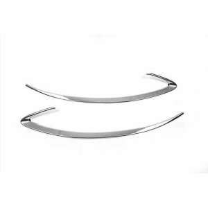 Ford Fiesta 2008-2017 Накладки на фары (2 шт, пласт) - Carmos