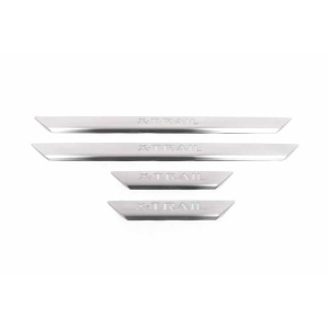 Nissan X-trail T30 (2002-2007) Накладки на пороги (4 шт, нерж) - OMSALINE