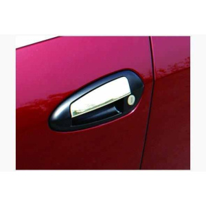 Fiat Linea/Grande Punto 2006-/2013- Накладки на ручки (4 шт, нерж) - Carmos