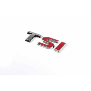 Емблема "TSI" для Volkswagen Passat B7 2012-2015/Scirocco (T-хром, SI-червоні) - AVTM