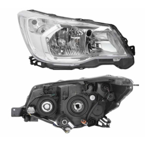 Фара передня Subaru Forester 13-15 (SJ) передн. пра. (ел) (з коректором) (без ламп) (H11/HB3/WY21W/W - DEPO