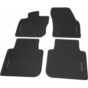 Килими салону Skoda Kodiaq 2024-, гумові 4шт - VAG