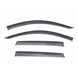 Дефлекторы окон (ветровики) с декоративной вставкой Toyota HIGHLANDER 2020 + Sun Visors