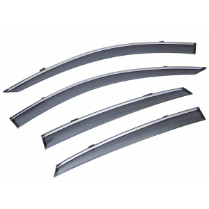 Дефлекторы окон (ветровики) с металлической вставкой Lexus RX 2016 DM-17 METAL Sun Visors