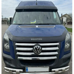 Накладка на переднюю решетку для Volkswagen Crafter 2006-2012 5шт (TAN24)