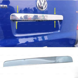Накладка над номером для Volkswagen T5 Хром-нерж (TAN24)