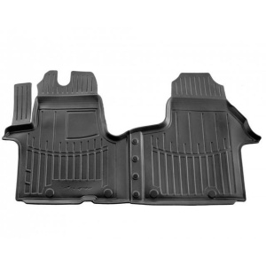 Поліуретанові килимки для Nissan NV300 (2016-...) (1plus2) з бортиками 30 мм (Stingray)