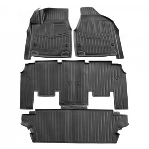 3D килимки для CHRYSLER PACIFICA II (RU) (2016-...) з бортиками 30 мм (Stingray)