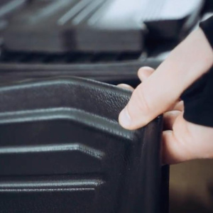 3D килимки для Isuzu D-Max (2020-...) з бортиками 30 мм (Stingray)