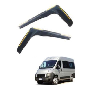 Дефлектори вікон (вітровики) для Fiat DUCATO / BOXER / JUMPER 3 2006+ вставні (HAWK)