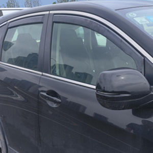 Дефлектори вікон (вітровики) для Honda CR-V 2012-2016 вставні (HAWK)