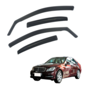 Дефлектори вікон (вітровики) для Mercedes C-CLASS (W204) 2008-2014 вставні (HAWK)