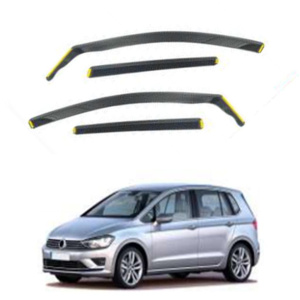 Дефлектори вікон (вітровики) для Volkswagen Golf 7 2012-2021 вставні HTB (HAWK)