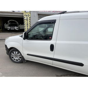 Ветровики для Fiat Doblo 2010+ (на скотче) (HIC) FI13